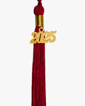 Solid Color Graduation Tassel - 18 Colors Available - Graduation Gown
