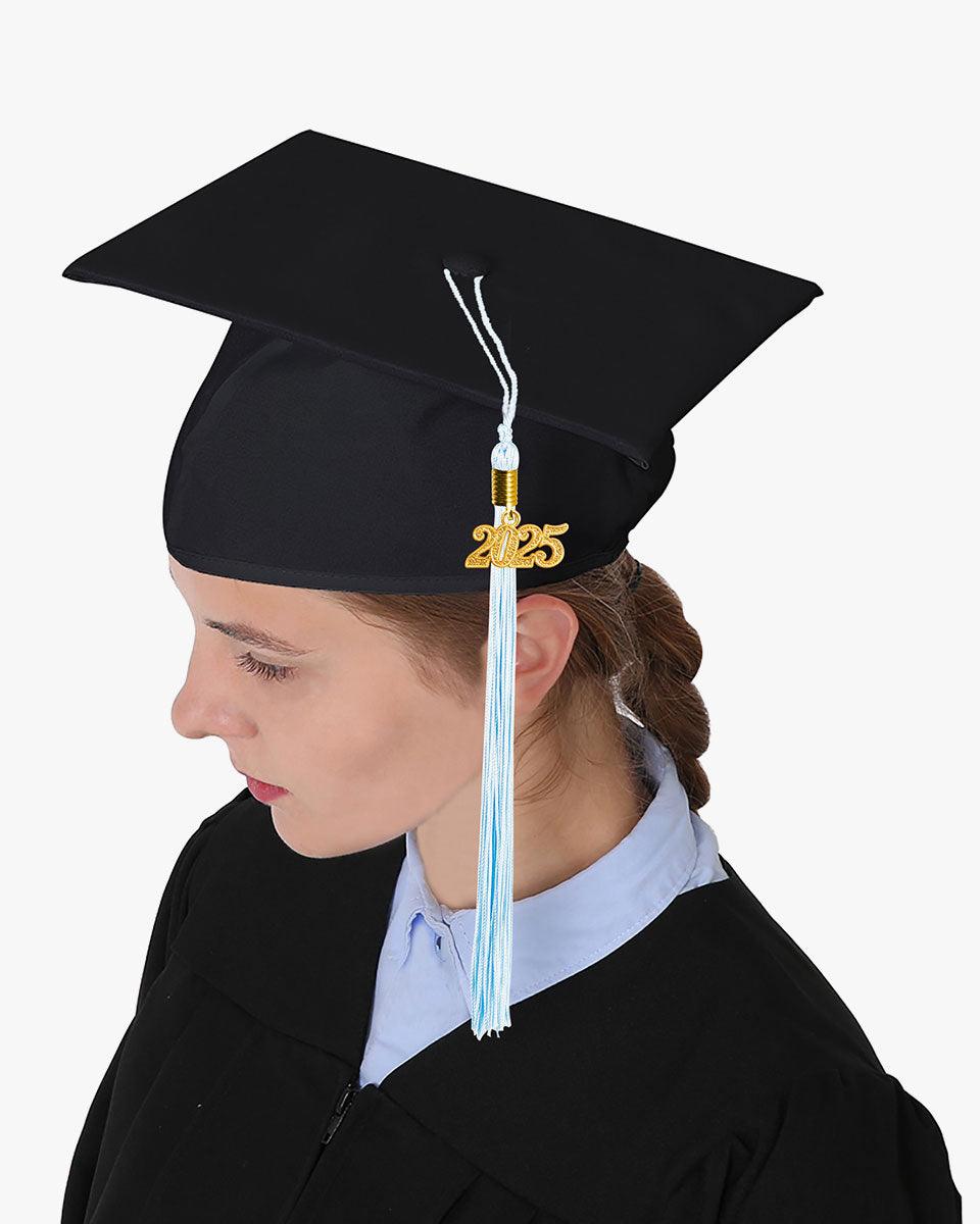 Solid Color Graduation Tassel - 18 Colors Available - Graduation Gown