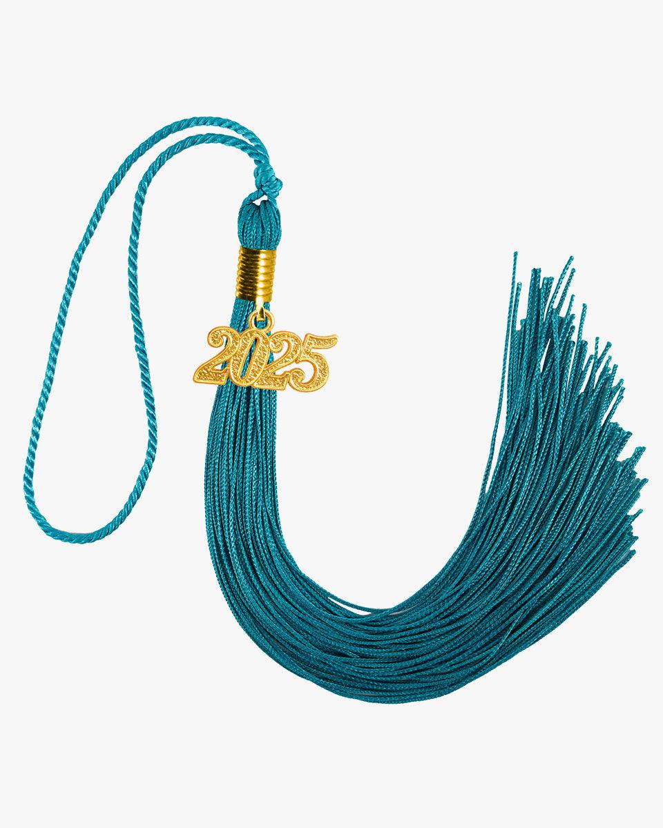 Solid Color Graduation Tassel - 18 Colors Available - Graduation Gown