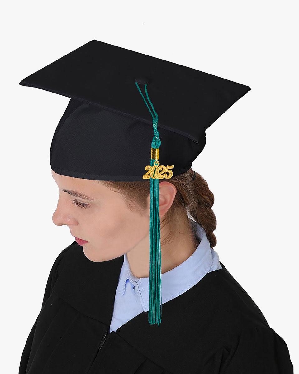 Solid Color Graduation Tassel - 18 Colors Available - Graduation Gown