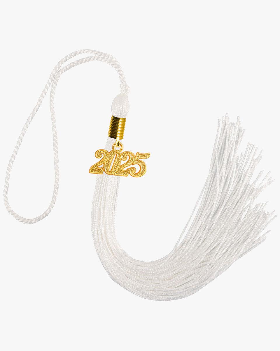 Solid Color Graduation Tassel - 18 Colors Available - Graduation Gown