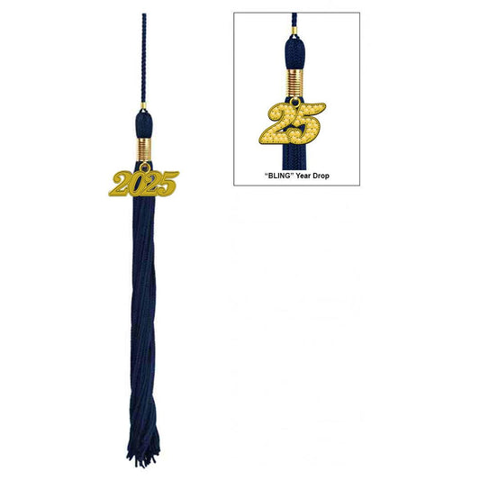 Navy Blue Academic Graduation Tassel - Graduation Gown