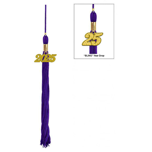 Purple Academic Graduation Tassel - Graduation Gown