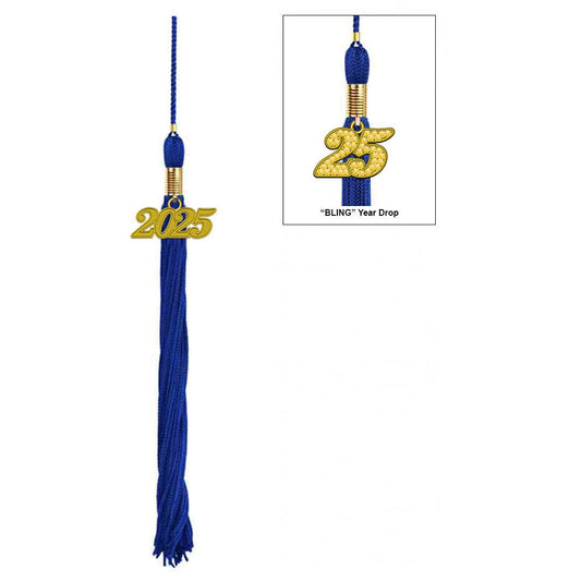 Matte Royal Blue Kindergarten/Preschool Cap & Tassel - Graduation Gown