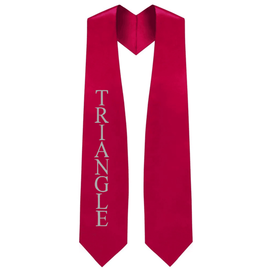 Triangle Greek Lettered Stole - Graduation Gown