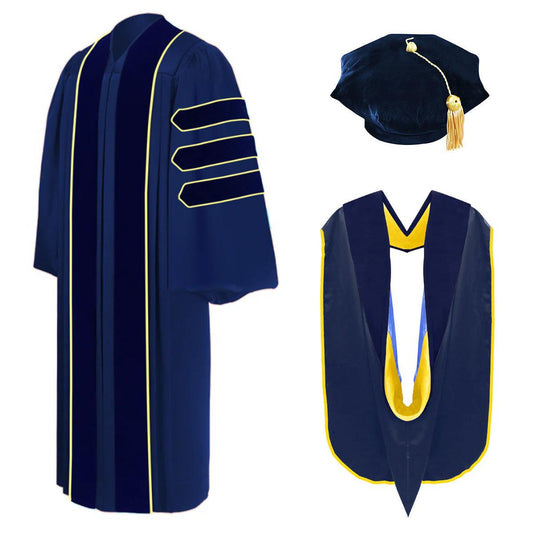 Doctoral Regalia Package for UC Merced Graduation - Graduation Gown