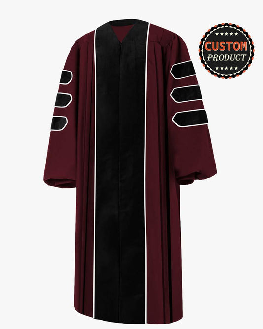 University of Massachusetts Amherst Doctoral Regalia Graduation Gown - Graduation Gown