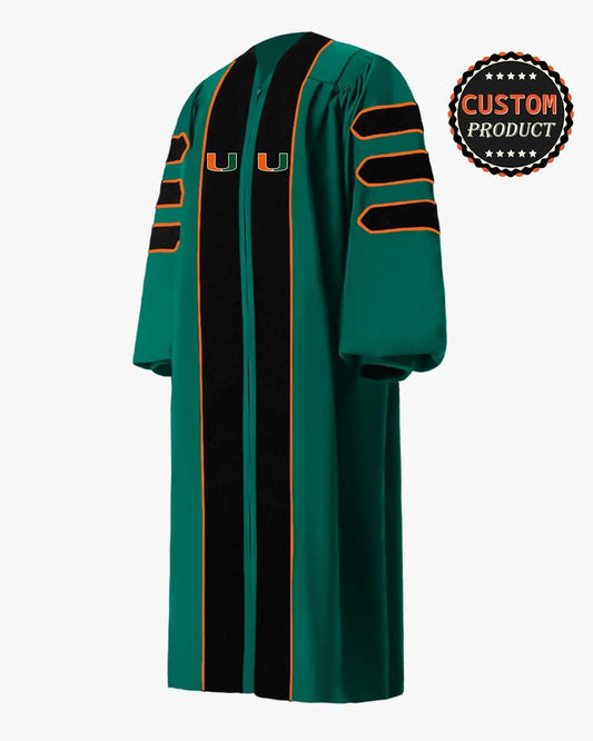 University of Miami Doctoral Regalia Graduation Gown - Graduation Gown