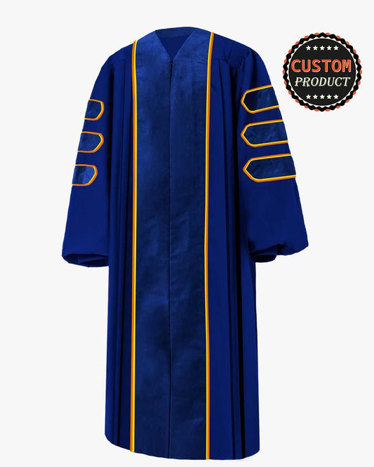 University of Tulsa Doctoral Regalia Graduation Gown - Graduation Gown