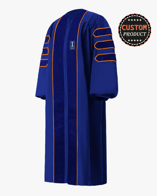 University of Illinois Urbana-Champaign Doctoral Regalia - Graduation Gown
