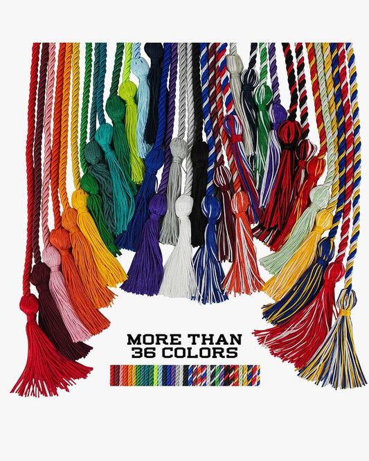 Customized Combo Colors Honor Cords - Graduation Gown