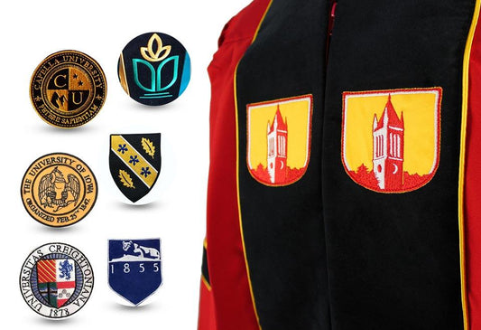 Custom Deluxe Doctoral Gown, Tam & Hood Package - Graduation Gown