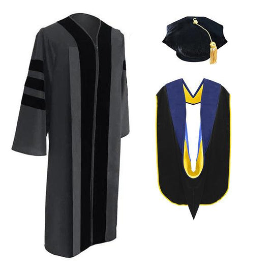 Classic Doctoral Regalia Package for UC Berkeley Graduation - Graduation Gown