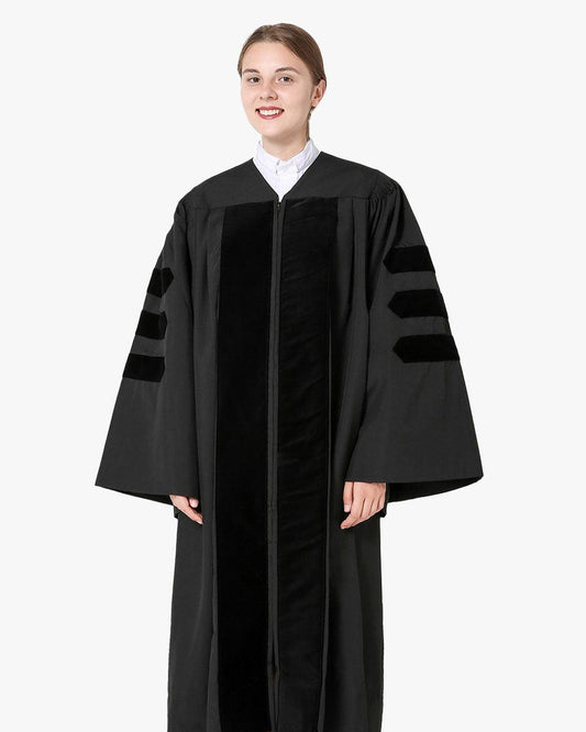 Classic Doctoral Graduation Gown Only - Graduation Gown
