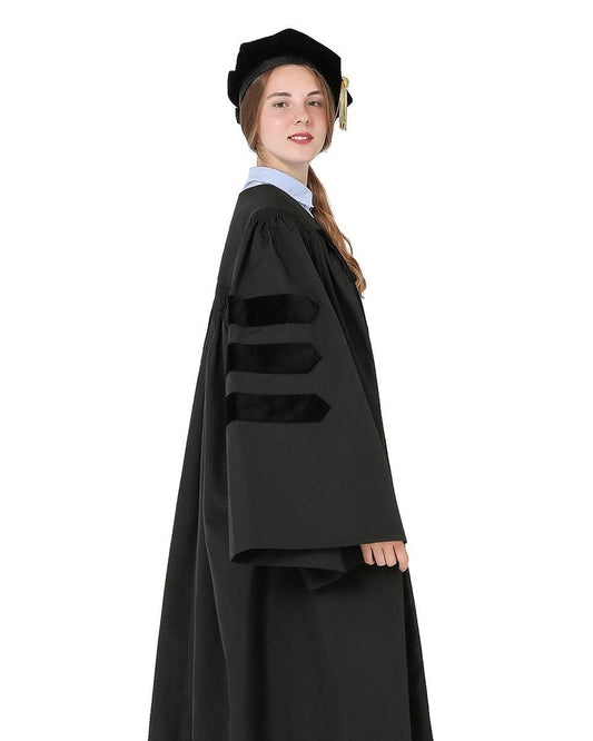 Classic Doctoral Graduation Gown Tam Package - Graduation Gown