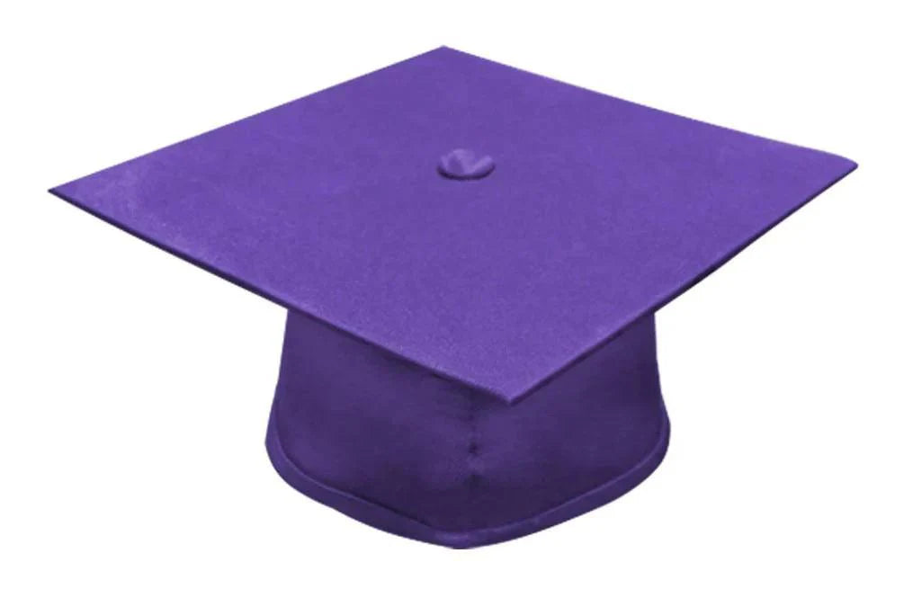 Matte Purple Kindergarten/Preschool Cap - Graduation Seller