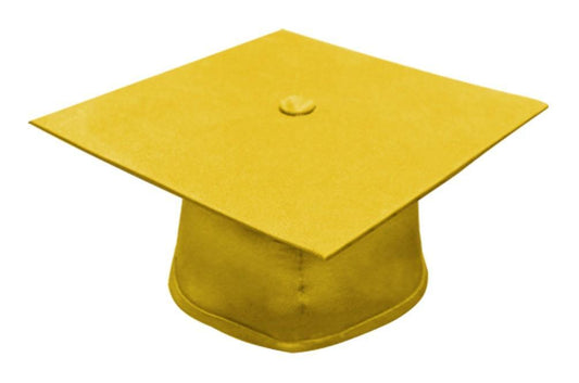 Matte Gold Elementary Cap - Graduation Gown