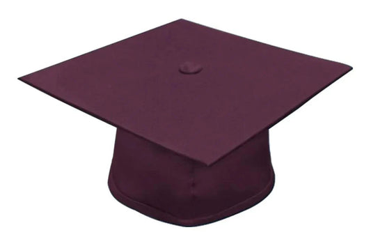 Matte Maroon Kindergarten/Preschool Cap - Graduation Gown