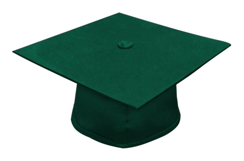 Matte Hunter Bachelors Academic Cap - Graduation Seller