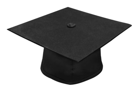 Matte Black Elementary Cap - Graduation Gown