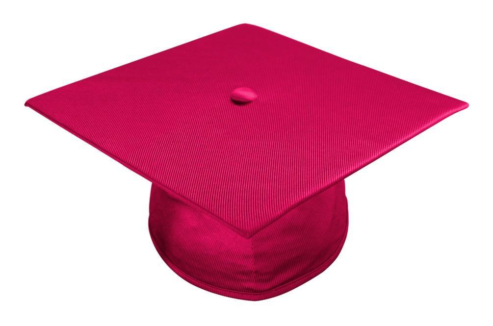 Shiny Red Bachelors Cap - Graduation Seller