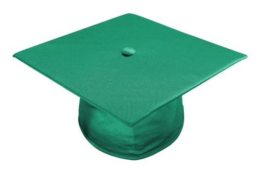 Shiny Emerald Green Bachelors Academic Cap - Graduation Gown