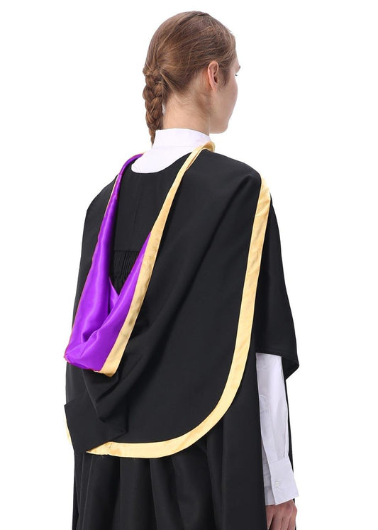 Custom Exquisite UK British Style Graduation Academic Hood - Graduation Gown