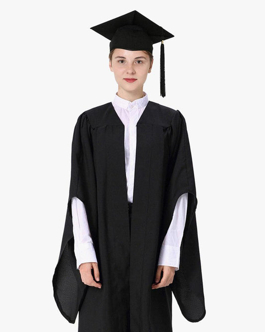 UK British Economy Bachelor Academic Cap & Gown - Graduation Gown