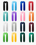 Plain Graduation Stole - 16 Colors Available - Graduation Gown