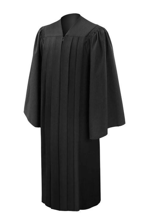 Deluxe Black Bachelors Academic Gown - Graduation Gown