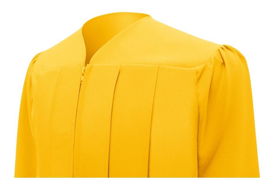 Matte Gold Junior High/Middle School Gown - Graduation Gown