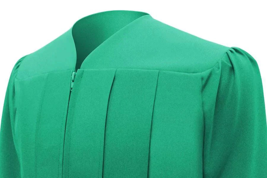 Matte Emerald Green Elementary Cap & Gown - Graduation Gown