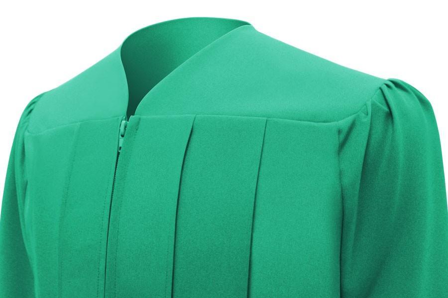 Matte Emerald Green Elementary Gown - Graduation Gown