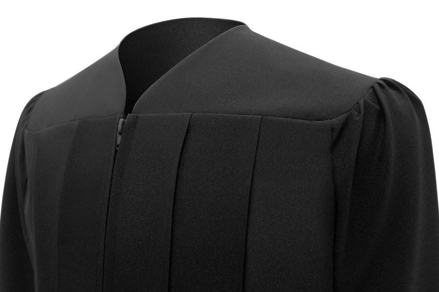 Matte Black Junior High/Middle School Gown - Graduation Gown