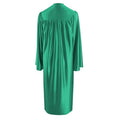 Shiny Emerald Green Junior High/Middle School Gown - Graduation Gown