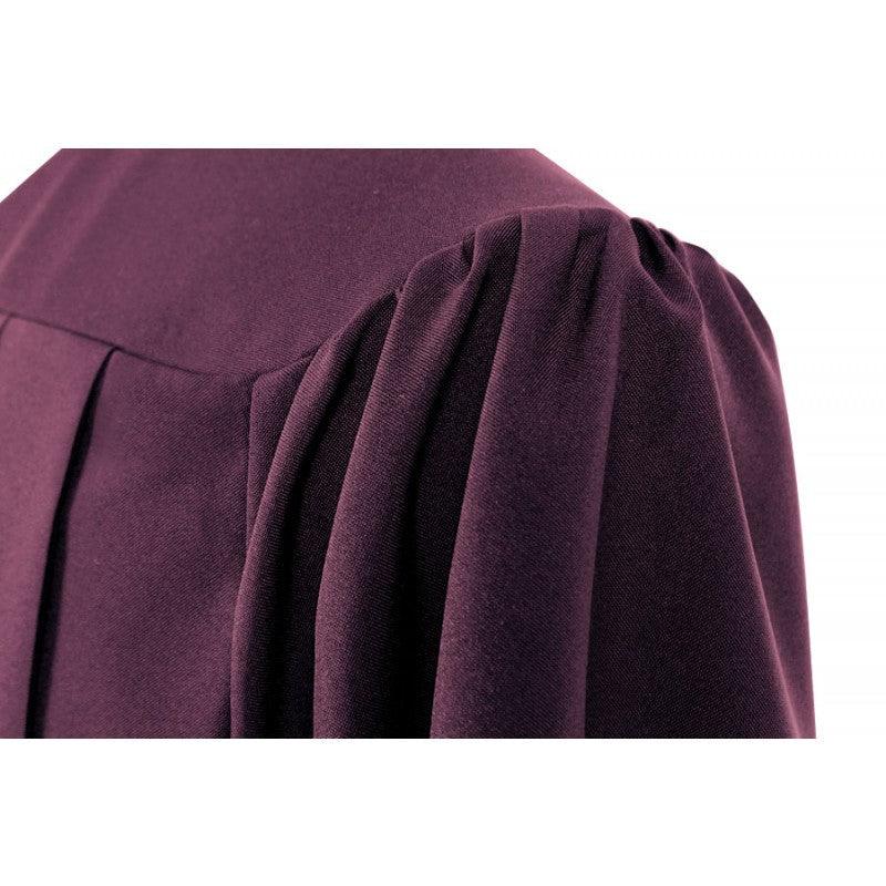 Matte Maroon Junior High/Middle School Cap & Gown - Graduation Gown