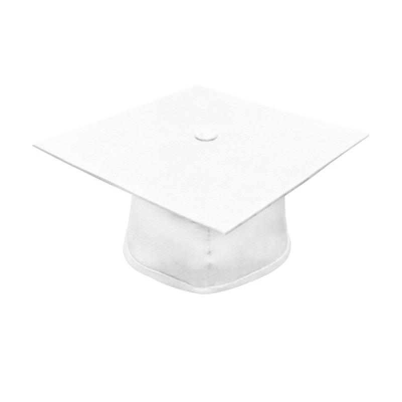 Matte White Junior High/Middle School Cap & Gown - Graduation Gown
