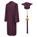 Matte Maroon Junior High/Middle School Cap & Gown - Graduation Gown