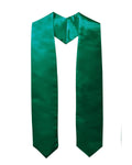 Plain Graduation Stole - 16 Colors Available - Graduation Gown