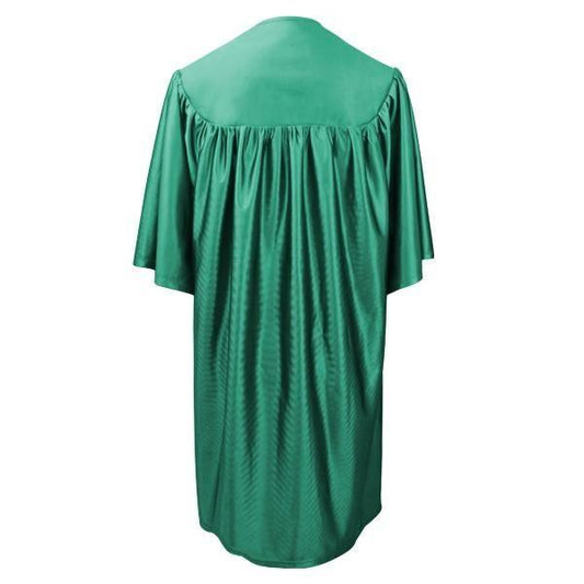 Shiny Emerald Green Kindergarten/Preschool Gown - Graduation Gown
