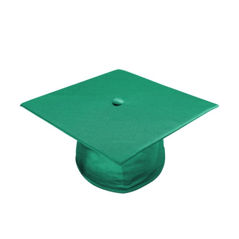 Shiny Emerald Green Junior High/Middle School Cap & Gown - Graduation Gown