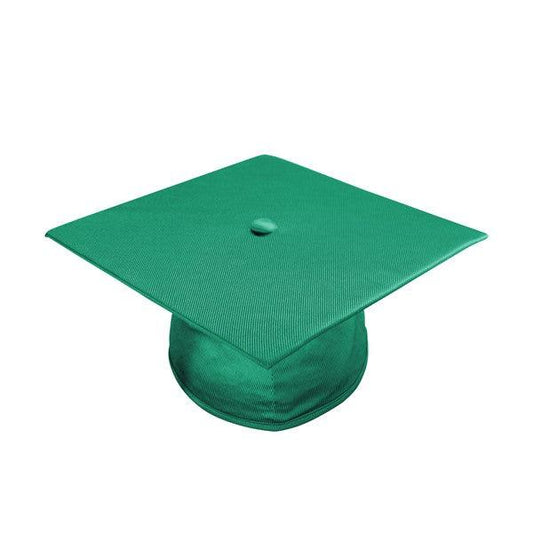 Shiny Emerald Green Kindergarten/Preschool Cap - Graduation Gown