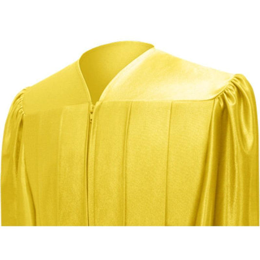 Shiny Gold Junior High/Middle School Cap & Gown - Graduation Gown
