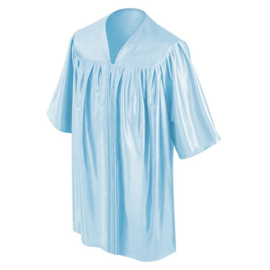 Shiny Light Blue Kindergarten/Preschool Gown - Graduation Gown
