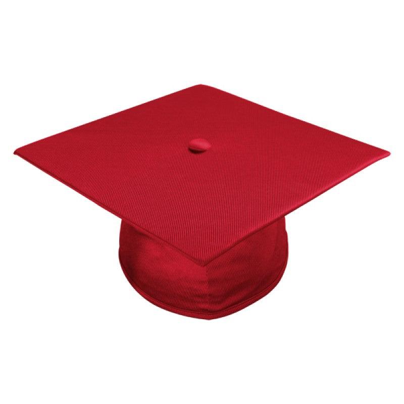 Shiny Red Elementary Cap & Gown - Graduation Gown