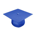 Shiny Royal Blue Junior High/Middle School Cap & Gown - Graduation Gown