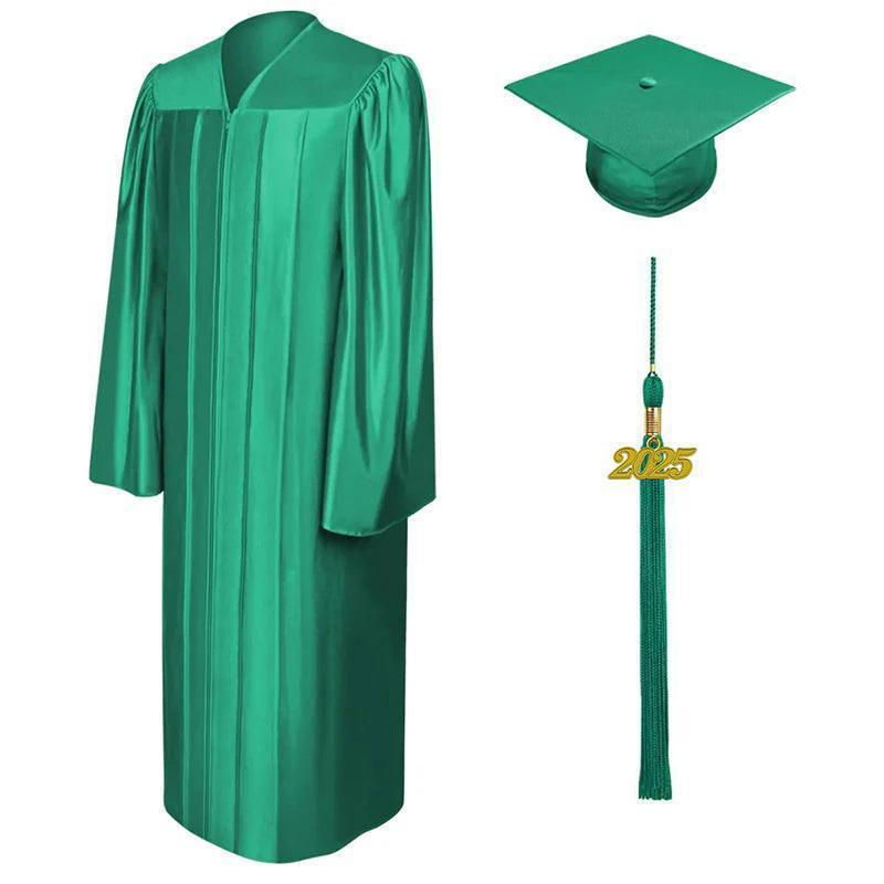 12 Shiny Elementary Cap & Gown - Graduation Seller