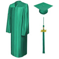 12 Colors Shiny Junior High/Middle School Graduation Cap and Gown - Graduation Gown