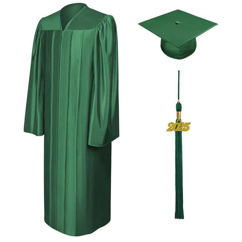 12 Matte High School Premium Matte Graduation Cap, Gown & Tassel Package - Graduation Seller