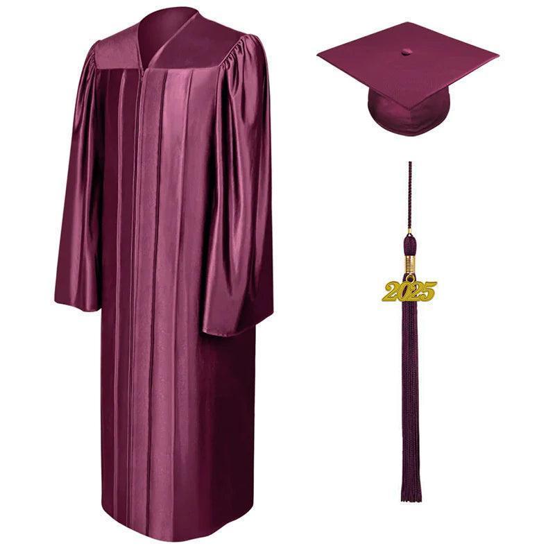 12 Shiny Elementary Cap & Gown - Graduation Seller